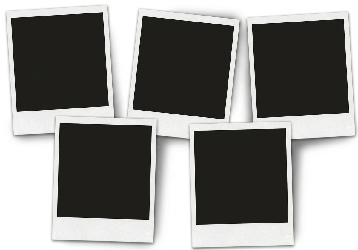 Vintage-Fotodesign 5er Set