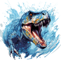 Dinosaurier Comic-Stil